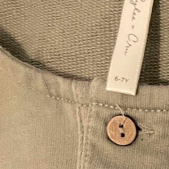 Rylee + Cru sz 6-7 long sleeve palm tree henley - Picture 2 of 3